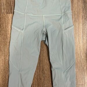Lululemon Light Blue High-Waisted Leggings